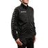 Giacca in tricot nera da uomo con zip e fettuccia logata Givova, Abbigliamento Sport, SKU a721000118, Immagine 0